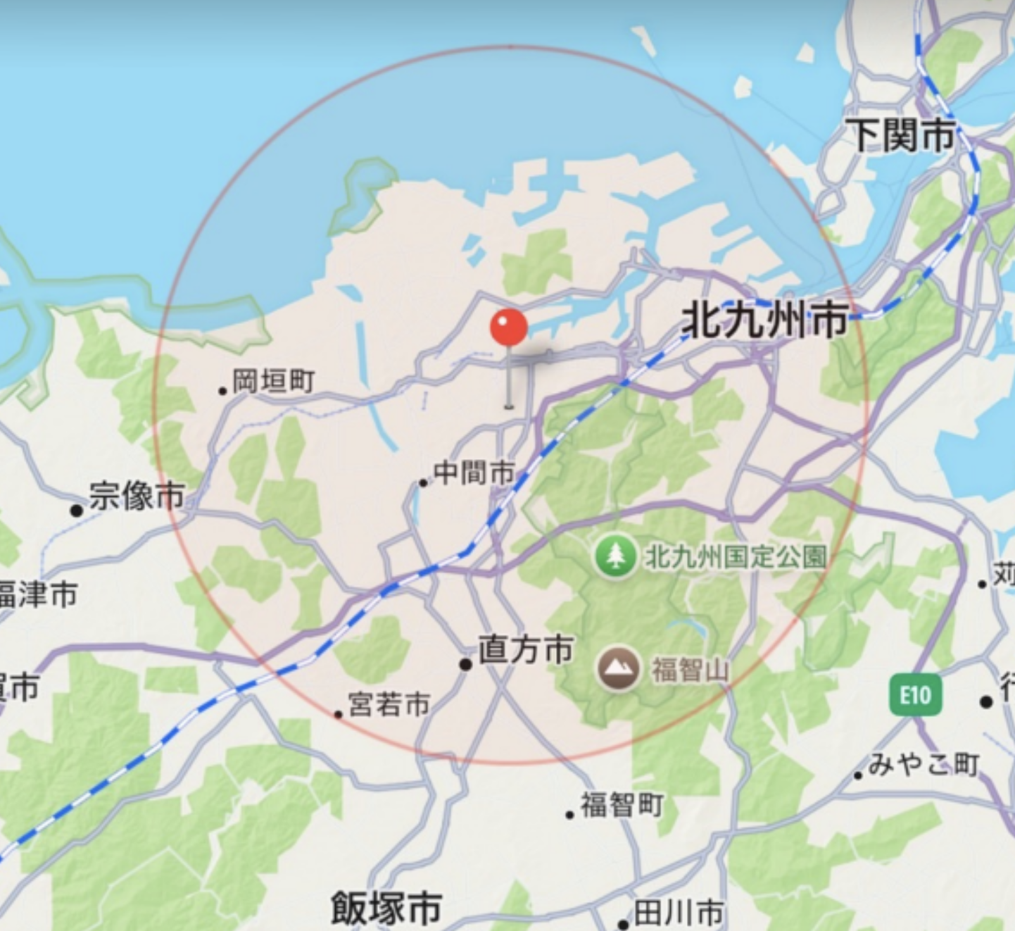 訪問エリアマップ